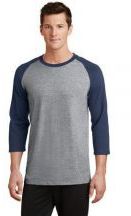 Port & Company Core Blend Adult Unisex 5oz 50/50 ctn poly 3/4-Sleeve Raglan T-shirt
